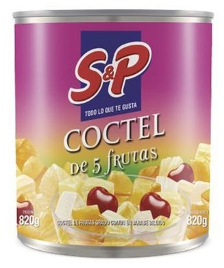 COCTEL DE FRUTAS S&P 820GR