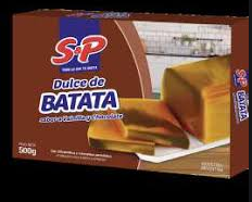 DULCE DE BATATA VAINILLA Y CHOCOLATE S&P 500GR