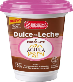 DULCE DE LECHE + CHOCOL. AGUILA 300G
