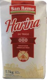 HARINA DE TRIGO SAN REMO 000 1KG