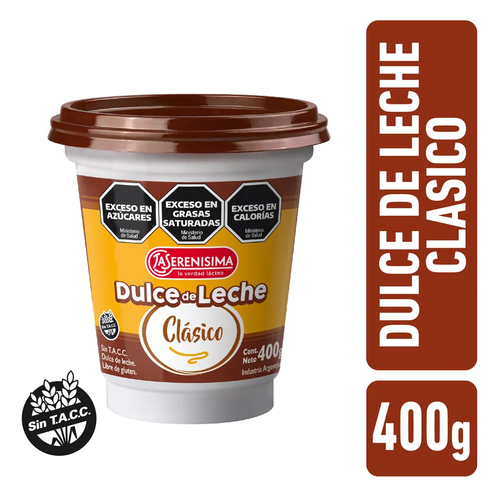 DULCE DE LECHE LA SERENISIMA CLASICO 400G