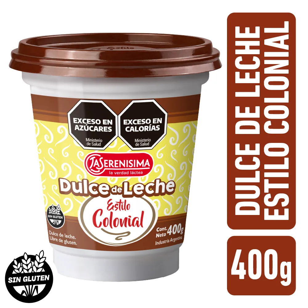 DULCE DE LECHE LA SERENISIMA ESTILO COLONIAL 400GR