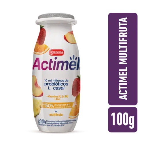 YOGURT BEBIBLE ACTIMEL VITAMINA C MULTIFRUTA 100GR