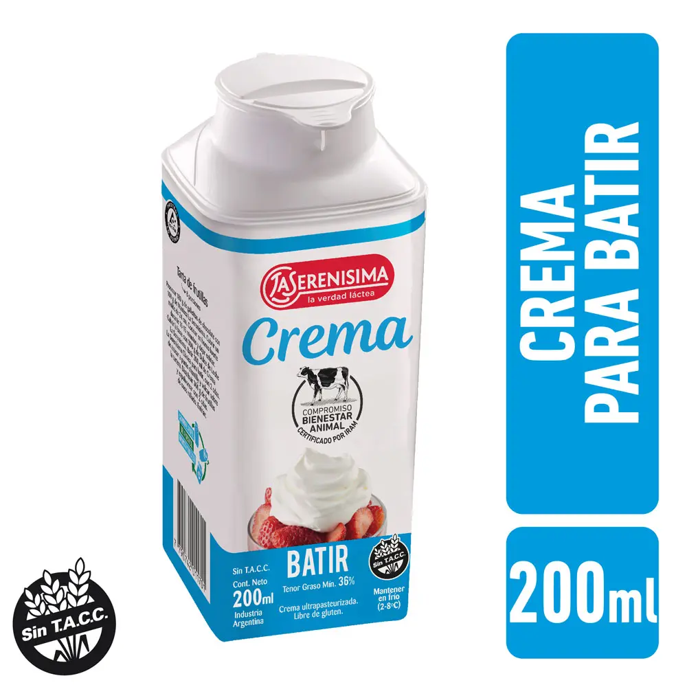 CREMA DE LECHE LA SERENISIMA 200CM3