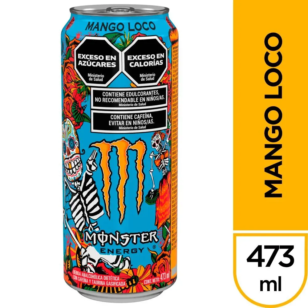 ENERGIZANTE MONSTER MANGO LOCO 473ML