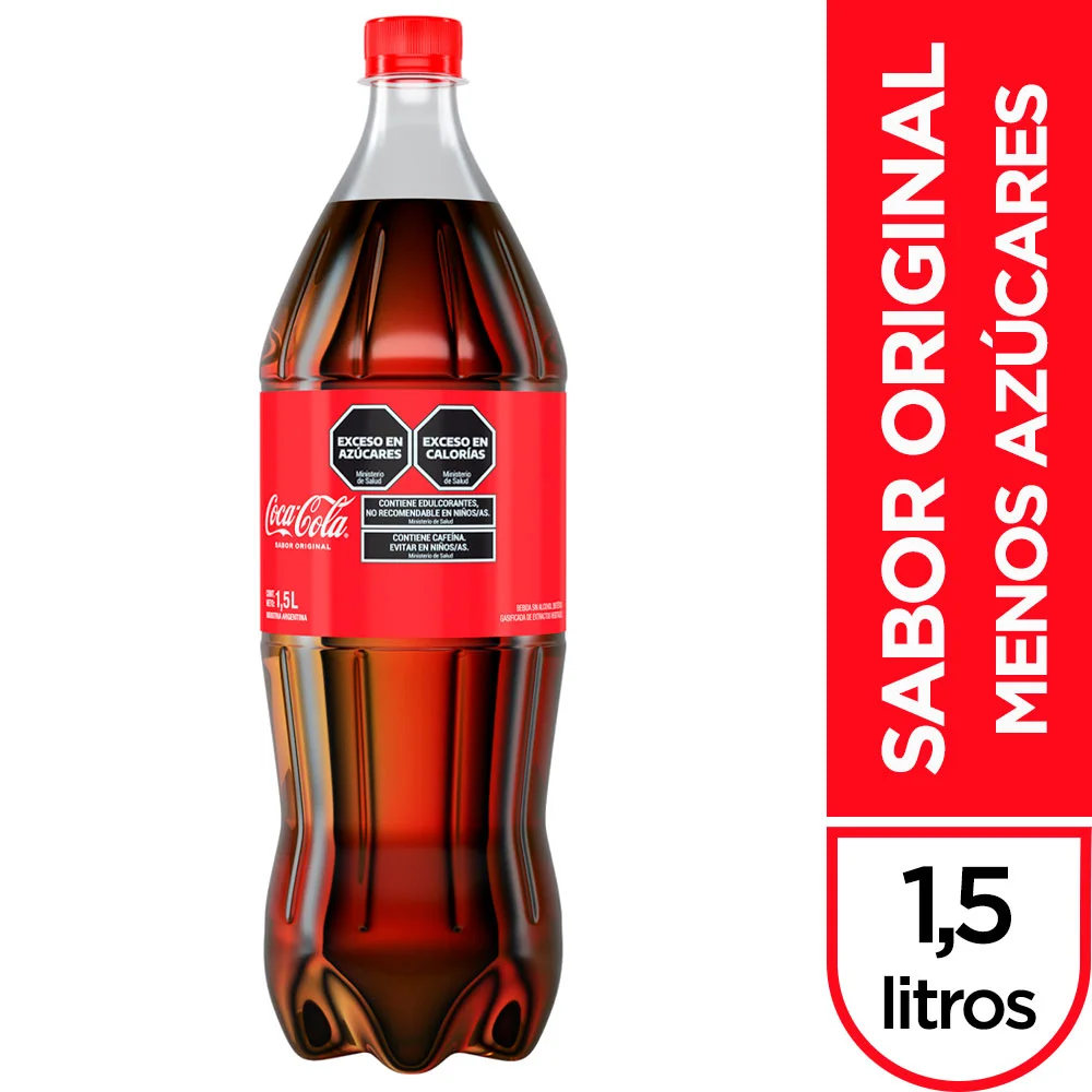 GASEOSA COCA COLA 1,5L DESCARTABLE