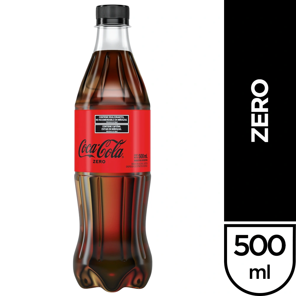 GASEOSA COCA COLA BOTELLA 500CM S/AZUCAR