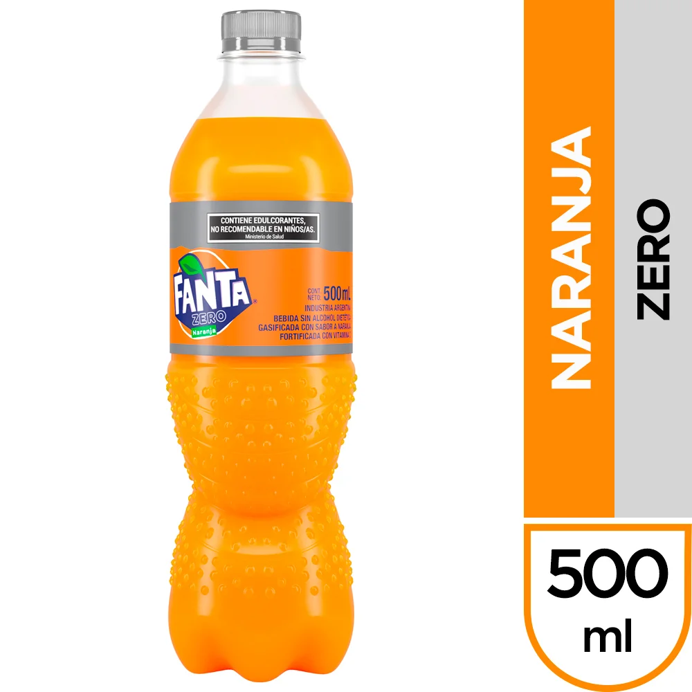 GASEOSA FANTA NARANJA BOTELLA 500CC 