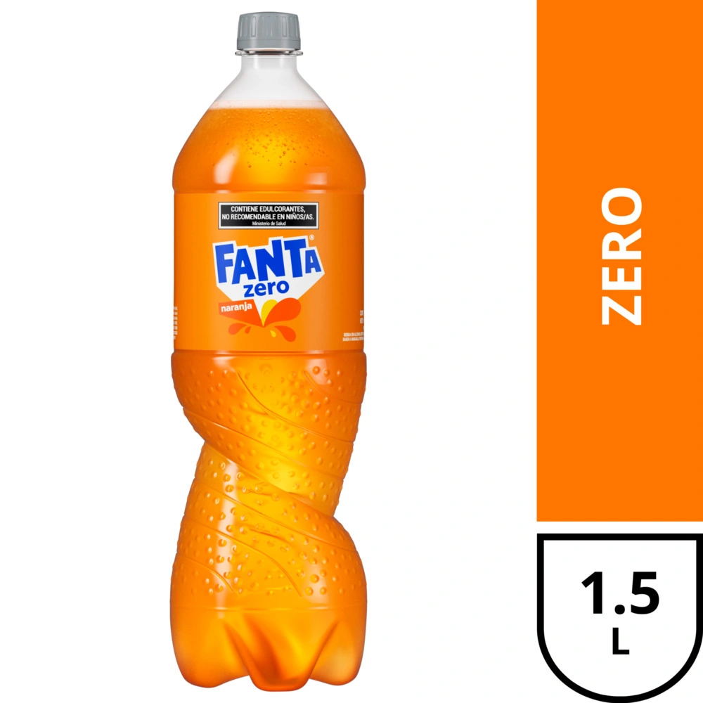 GASEOSA FANTA NARANJA SIN AZUCAR 1,5LTS