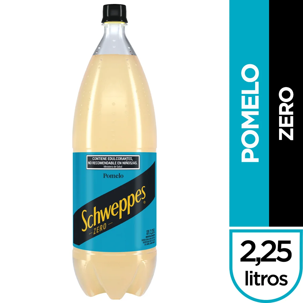 GASEOSA SCHWEPPES POMELO ZERO 2,25L
