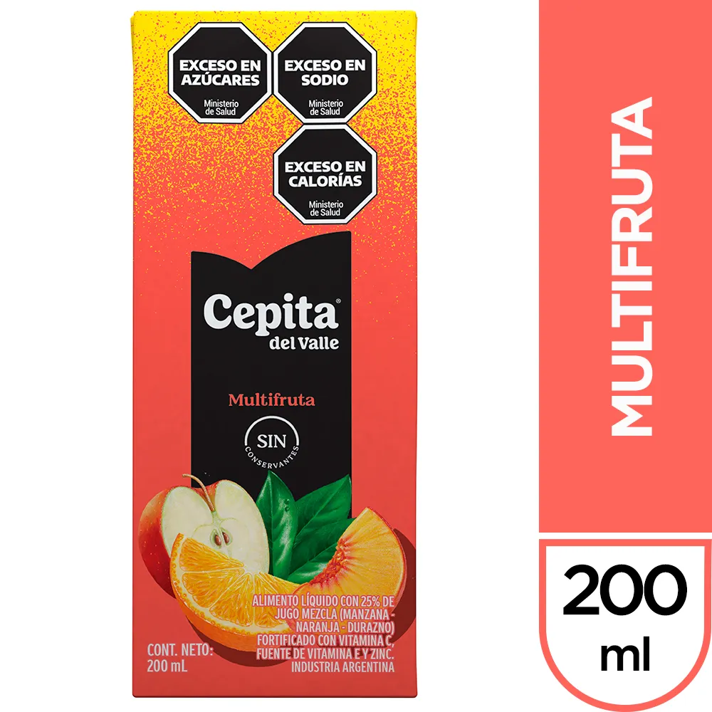 JUGO CEPITA MULTIFRUTA 200ML