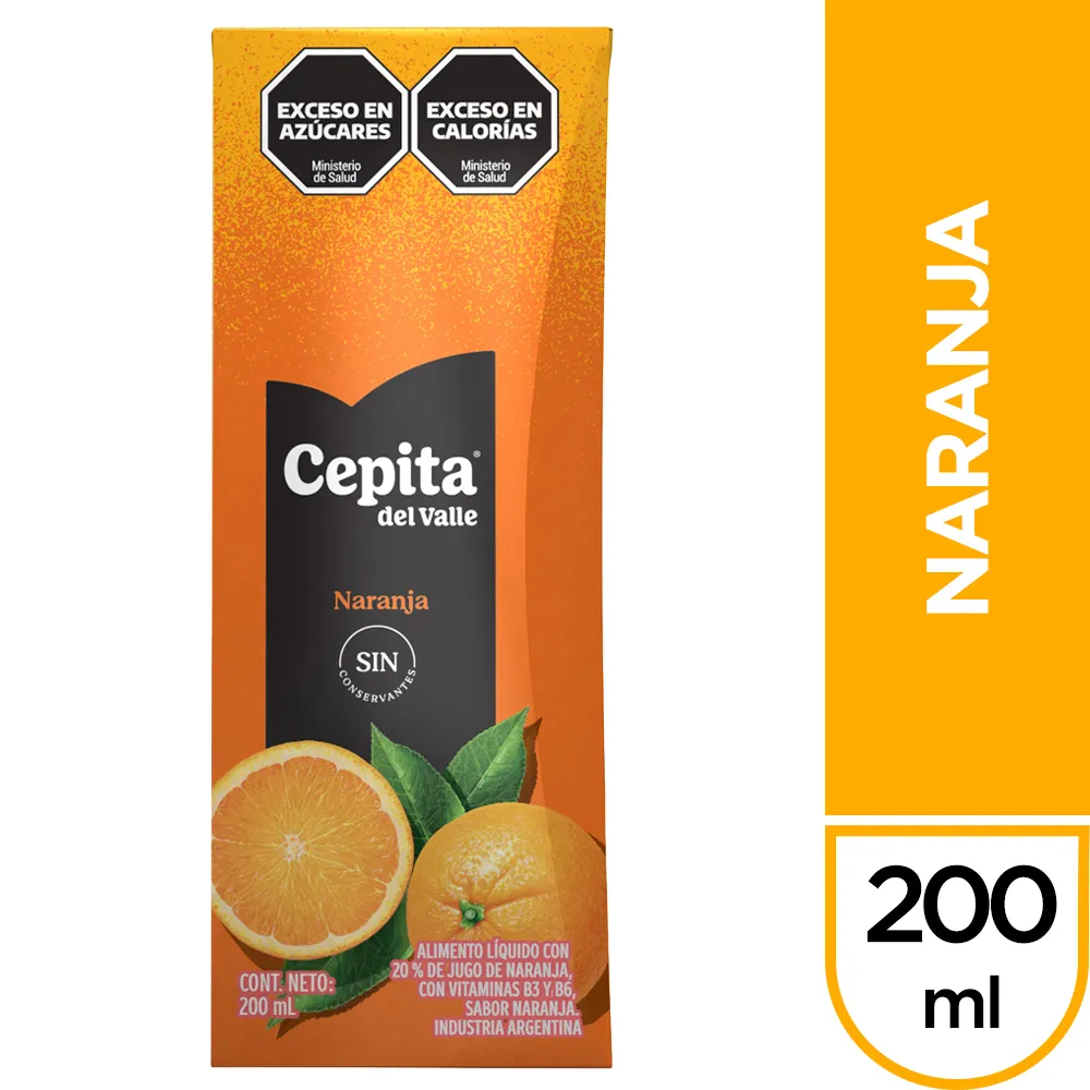 JUGO CEPITA NARANJA 200ML