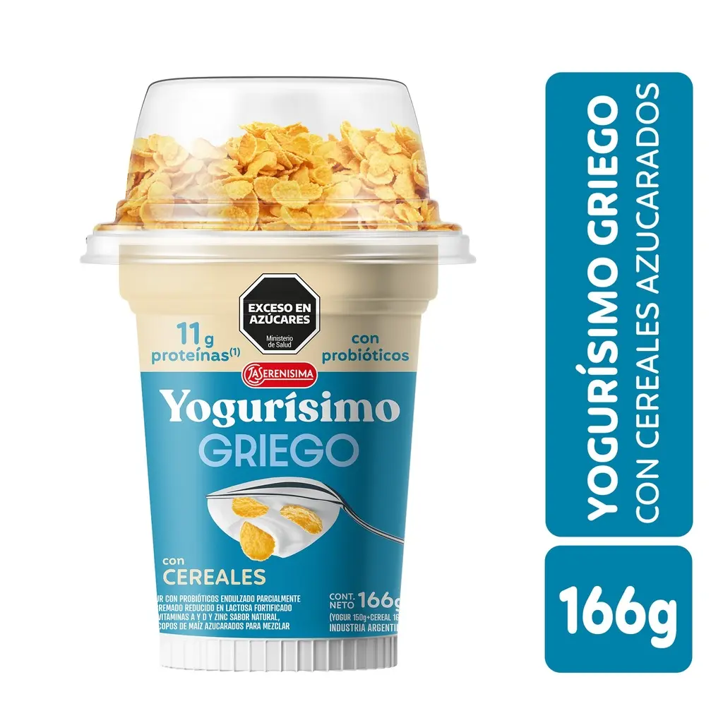 YOGURT YOGURISIMO CON CEREALES 166GR