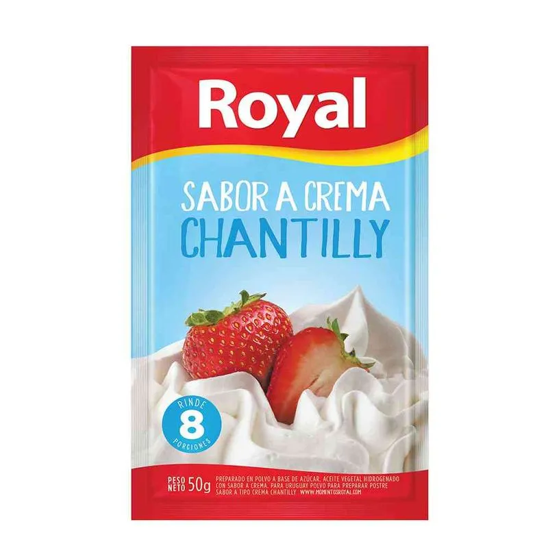 CREMA CHANTILLY EN POLVO ROYAL 50G