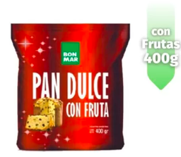PAN DULCE BONMAR CON FRUTAS 400GR