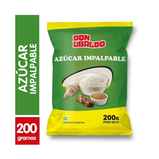 AZUCAR IMPALPABLE DON UBALDO 200GR