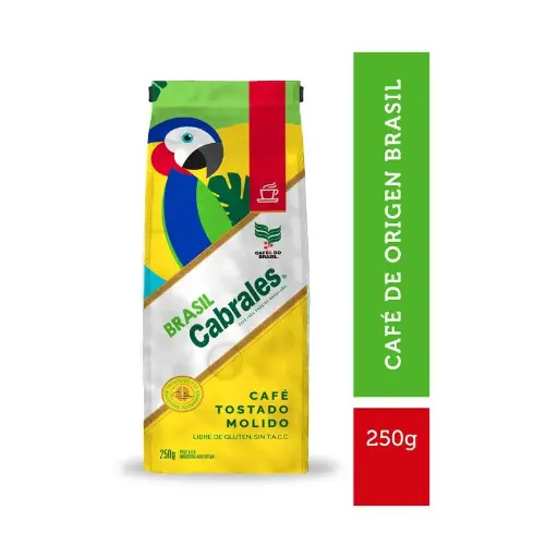CAFE MOLIDO CABRALES TOSTADO BRASIL 250GR
