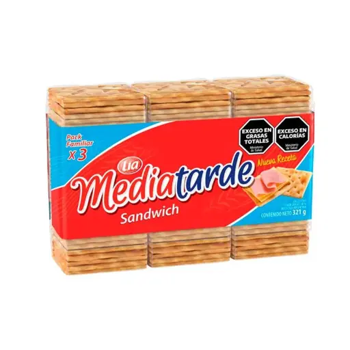 GALLETITAS MEDIATARDE SANDWICH X3