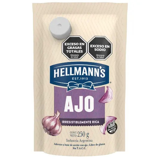 MAYONESA HELLMANS AJO 250CC