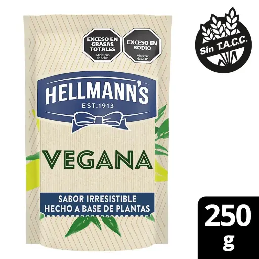 MAYONESA HELLMANS VEGANA 250GR