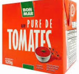PURE DE TOMATE BON MAR 520GR