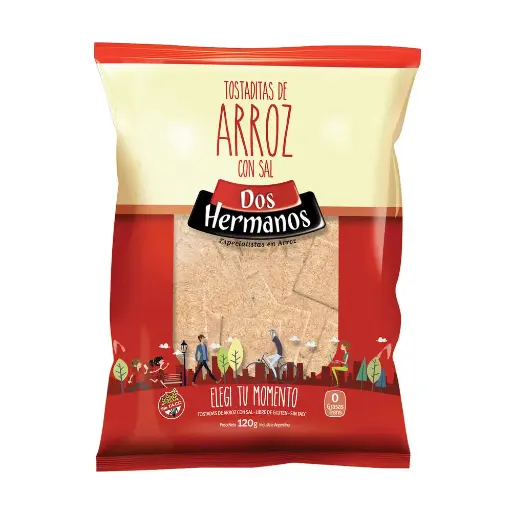 TOSTADITAS DE ARROZ DOS HERMANOS SALADAS