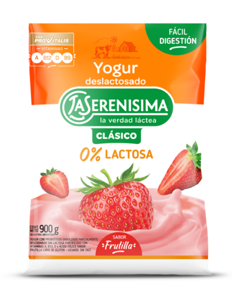 YOGURT BEBIBLE LA SERENISIMA 0% LACTOSA FRUTILLA 900G