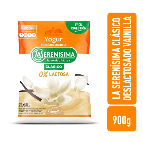 YOGURT BEBIBLE LA SERENISIMA 0% LACTOSA VAINILLA 900GR