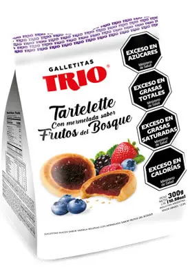 GALLETITAS TRIO TARTELETTES FRUTOS DE BOSQUE 300GR