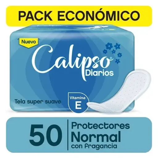 PROTECTORES DIARIOS CALIPSO NORMAL CON FRAG. 50UN