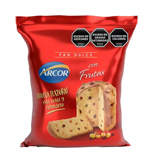 PAN DULCE ARCOR CON FRUTA 400GR