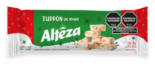 TURRON DE MANI ALTEZA 70GR