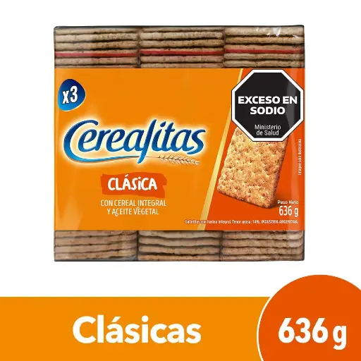 GALLETITAS CEREALITAS X3