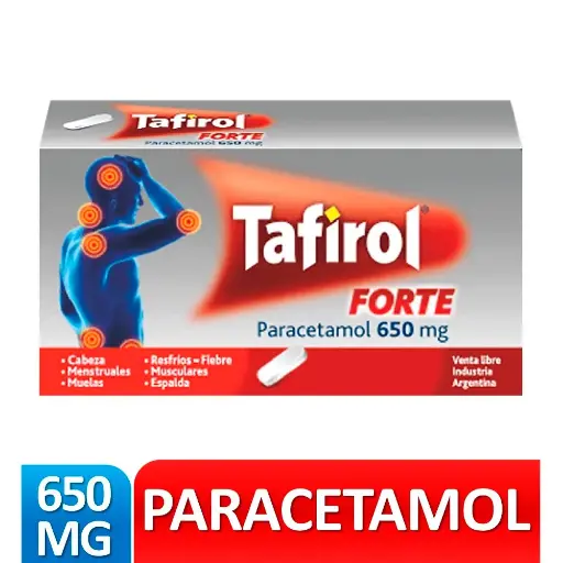 TAFIROL FORTE 650MG 1 COMPRIMIDO