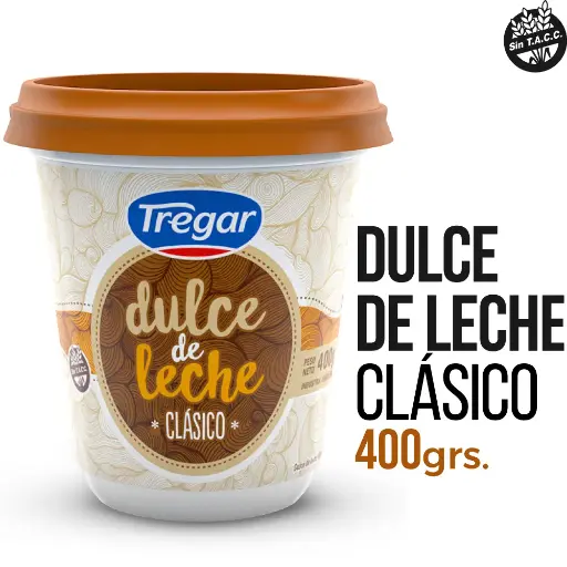 DULCE DE LECHE TRADICIONAL TREGAR 400GR