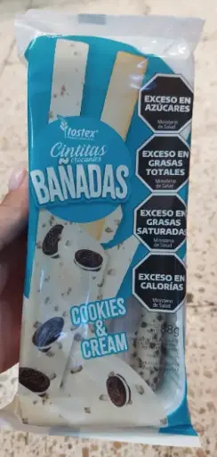 TOSTEX BAÑADAS COOKIES AND CREAM 88GR