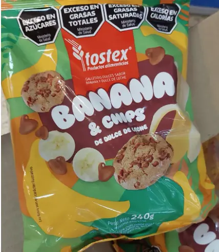 GALLETITAS TOSTEX BANANA Y DULCE DE LECHE 240GR