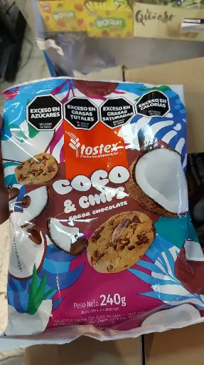 GALLETITAS TOSTEX COCO Y CHIPS 240GR