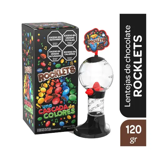 DISPENSER ROCKLETS HALOWEEN 120GR