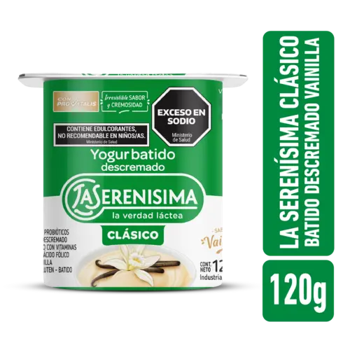 YOGUR LA SERENISMA BATIDO DESCR. 120GR VAINILLA