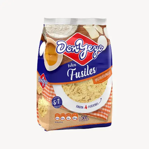 FIDEOS DON YEYO FUSILE 500GR