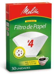 FILTROS DE CAFE MELITTA X30 N°4