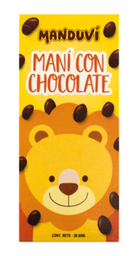MANI CON CHOCOLATE MANDUVI X20GR