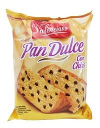 PAN DULCE CON CHIPS VALENCIANO 400GR