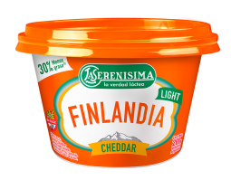 QUESO UNTABLE FINLANDIA CHEDDAR LIGHT 200GR