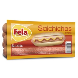 SALCHICHAS FELA X6