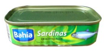 SARDINAS EN ACEITE ENLATADAS BAHIA 125GR