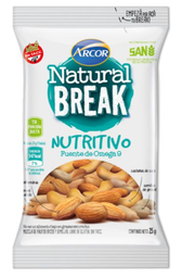 SNACK NATURAL BREAK NUTRITIVO 25GR