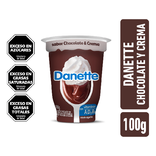 POSTRE DANETTE CHOCOLATE CON CREMA 100GR